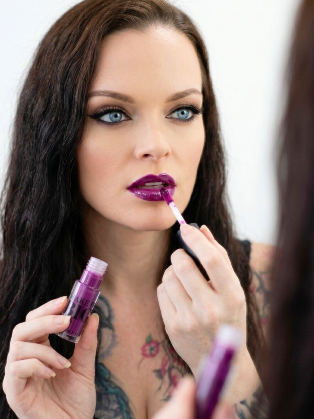 Morphe ✦ Make It Big Lip Plumper ✦ Poppin’ Purp Cooling High‑Shine Gloss NWT